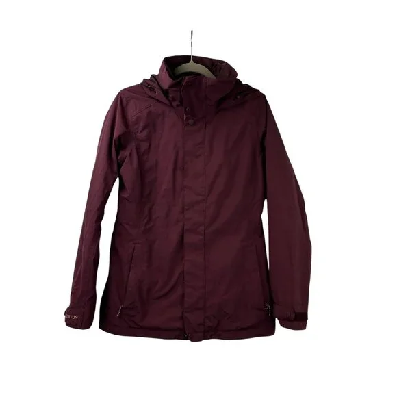 Burton Small Ski/Snowboard Full Zip Hooded Jet Set Jacket Women's - Picture 7 of 16